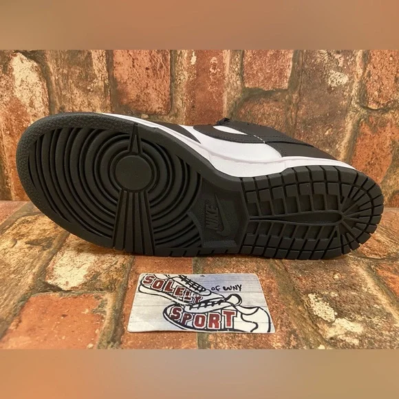 New Nike Dunk Low Retro Panda Black White Oreo Leather Womens Size - Picture 11 of 12